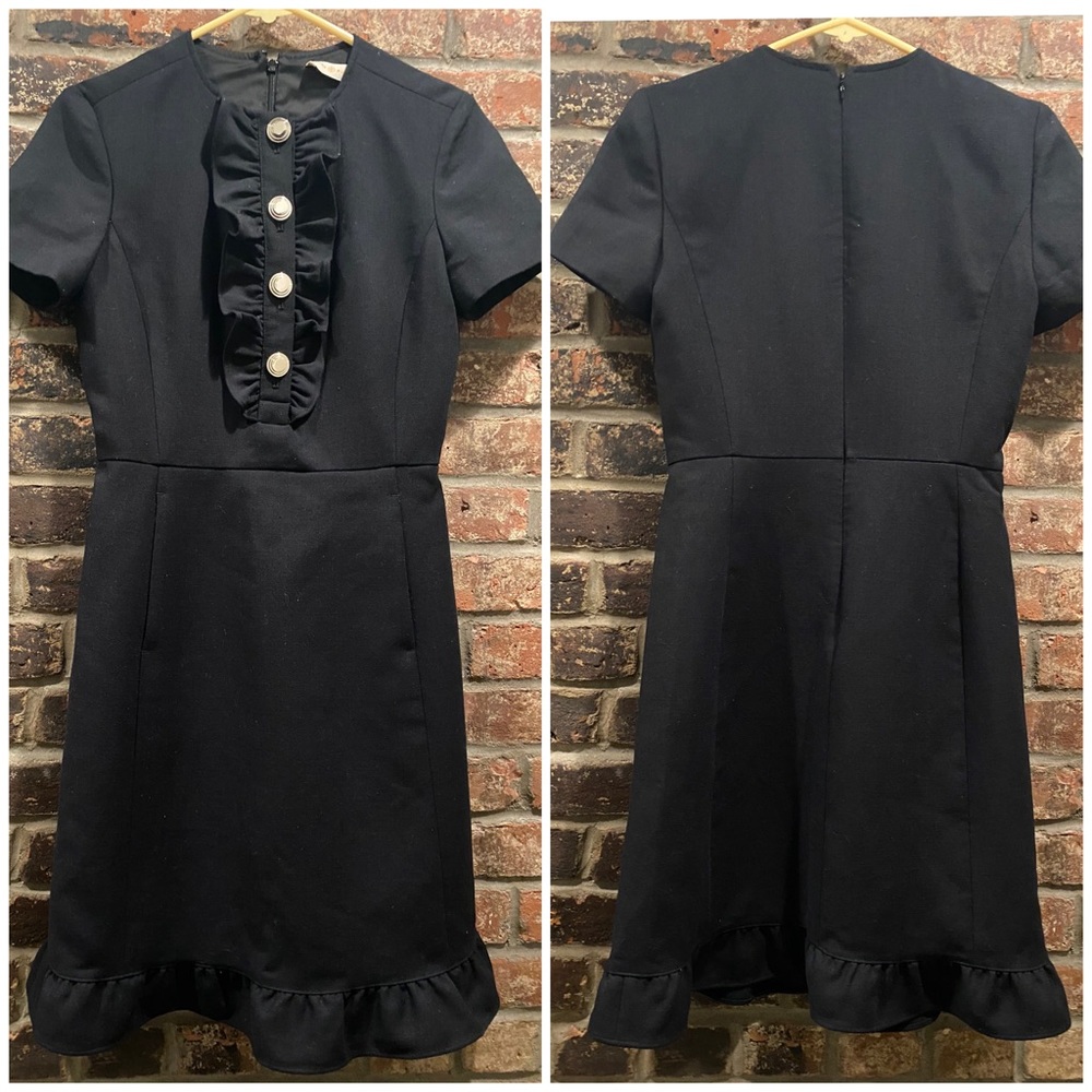 Tory Burch Front Ruffle Dress